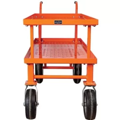 Leonard 2-Foot By 5-Foot Push-Style Nursery Cart With 12-Inch Shelf 8 Leonard 2-Foot By 5-Foot Push-Style Nursery Cart With 12-Inch Shelf -Garden Tools f2460lfw 3