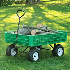 Leonard Green Utility Wagon, Flat Free Tires, 30in X 46in X 7.5in Tray 7 Leonard Green Utility Wagon, Flat Free Tires, 30in X 46in X 7.5in Tray -Garden Tools fgw45g 3