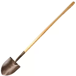 Leonard Forged Round Point Shovel With 48in Ash Handle