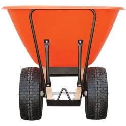 Leonard 2-Wheeled, 10-Cubic-Foot Capacity Poly Tray Wheelbarrow With Flat-Free Tires 9 Leonard 2-Wheeled, 10-Cubic-Foot Capacity Poly Tray Wheelbarrow With Flat-Free Tires -Garden Tools fwb10 2 1