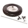 Leonard Two-Wheel Wheelbarrow Conversion Kit, Flat-Free Diamond Tread Tires
