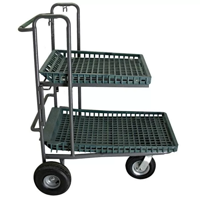 Garden Center Cart, Semi-Pneumatic Tires