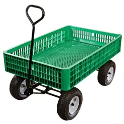 Leonard Green Utility Wagon, 30in X 46in X 7.5in Tray