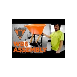 Leonard 6-Cubic-Foot Orange Steel Tray Wheelbarrow With Steel Handles And Diamond Tread Flat Free Tires 5 Leonard 6-Cubic-Foot Orange Steel Tray Wheelbarrow With Steel Handles And Diamond Tread Flat Free Tires -Garden Tools hqdefault 18 17