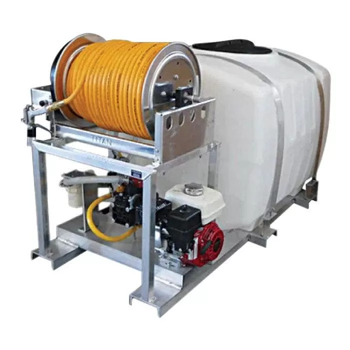 Kings 300 Gallon Skid Sprayer With 10 Gpm Diaphragm Pump And Electric Hose Reel 1 Kings 300 Gallon Skid Sprayer With 10 Gpm Diaphragm Pump And Electric Hose Reel