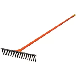 Leonard All-Steel Straight Rake With 18-Inch Head