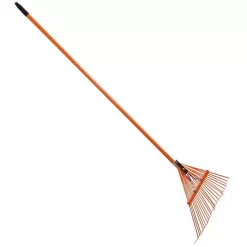 Leonard Spring Rake, 24-Tine Head With Fiberglass Handle