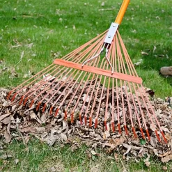 Leonard Spring Rake, 24-Tine Head With Fiberglass Handle -Garden Tools msrf 224 4 1