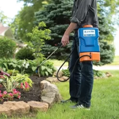Jacto 2 Gallon Battery Powered Shoulder Carry Sprayer -Garden Tools pjb 8c 3