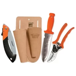 Leonard Deluxe Soil Knife, Pruner, Saw, And Sheath Combo