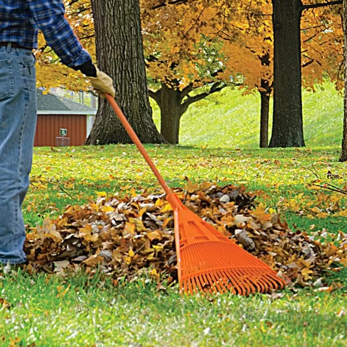 Leonard Poly Lawn Rake With Composite Handle, 24-Inch Head 4 Leonard Poly Lawn Rake With Composite Handle, 24-Inch Head - Image 4