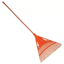 Leonard Poly Lawn Rake With Composite Handle, 30-Inch Head