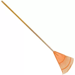Leonard 18in Poly Rake, 54in Handle