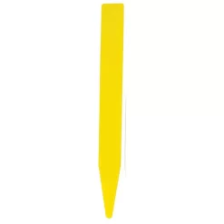 Pot Stake Plastic 4in X 5/8in Yellow