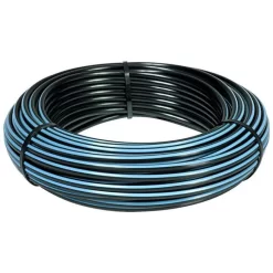 Toro Irrigation 5/8in Tubing Blue Stripe 100ft Coil, No Emitters