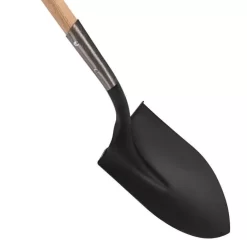 Leonard Round Point, Open Back Shovel W/ 48" Ash Handle -Garden Tools rps 2