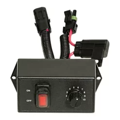 Spreader 120lb 12V Electric Spyker With Stainless Steel Frame -Garden Tools s80120 controls 1