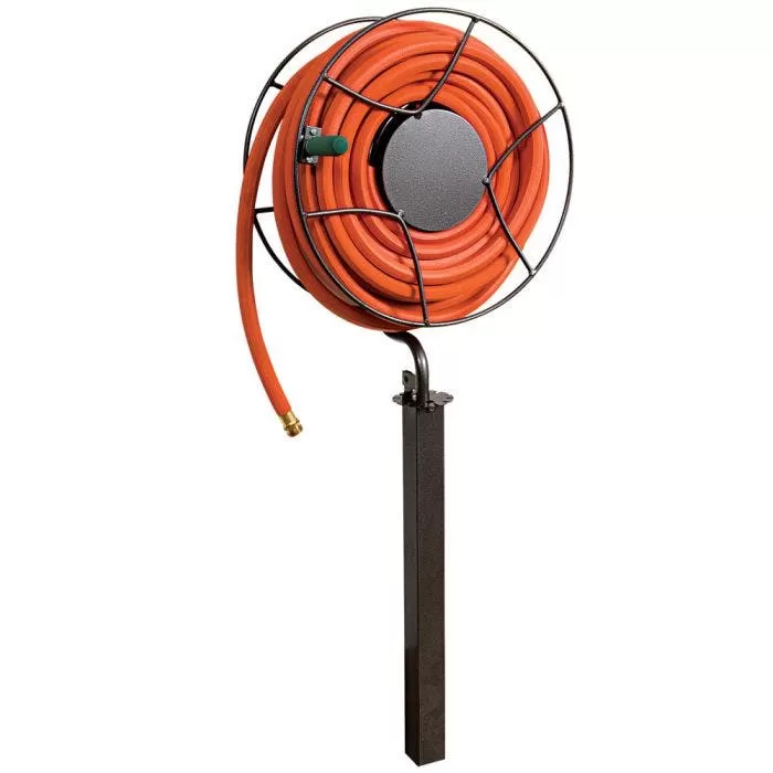 Full Rotation Free-Standing Hose Swivel Reel, Anti-Rust Steel 2 Full Rotation Free-Standing Hose Swivel Reel, Anti-Rust Steel - Image 2