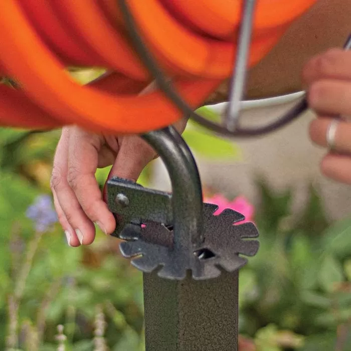 Full Rotation Free-Standing Hose Swivel Reel, Anti-Rust Steel 5 Full Rotation Free-Standing Hose Swivel Reel, Anti-Rust Steel - Image 5