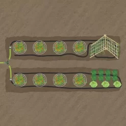 Leonard Simple Soak Soaker Hose Garden Row Watering Kit -Garden Tools srk100 3