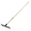 Leonard American-Made Steel Landscape Rake With American Ash Handle