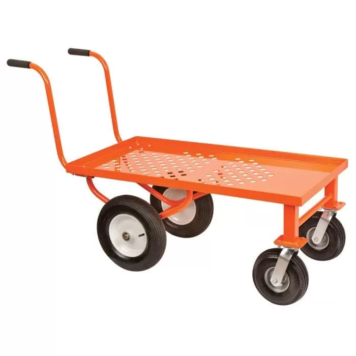 Leonard Push Style 4 Wheel Nursery Carts With 2 Foot X 4 Foot Decks 1 Leonard Push Style 4 Wheel Nursery Carts With 2 Foot X 4 Foot Decks
