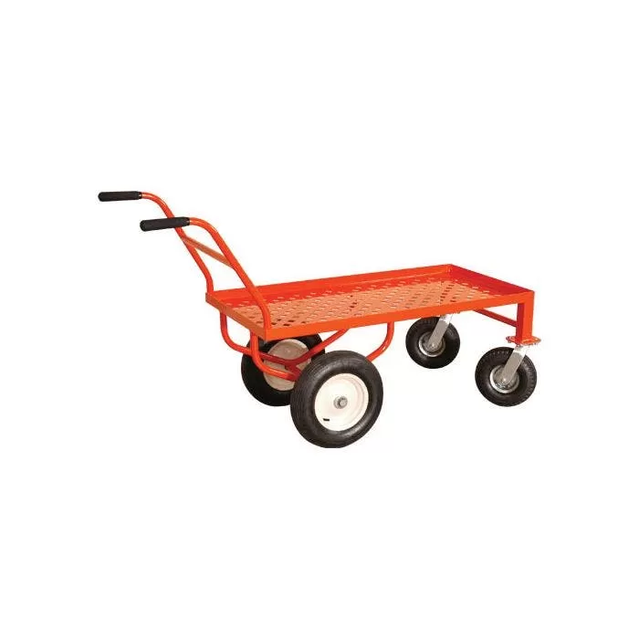 Leonard Push Style 4 Wheel Nursery Carts With 2 Foot X 4 Foot Decks 2 Leonard Push Style 4 Wheel Nursery Carts With 2 Foot X 4 Foot Decks - Image 2