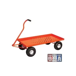 Leonard Pull Style 4 Wheel Nursery Carts With 2 Foot X 4 Foot Decks