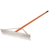 Leonard Lightweight Aluminum Rakes, Rounded Tine