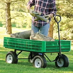 Leonard Utility Wagon, 30in X 46in X 7.5in Tray 16 Leonard Utility Wagon, 30in X 46in X 7.5in Tray -Garden Tools vp gw45 5