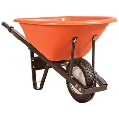 Leonard 6 Cubic Foot Poly Tray Wheelbarrows With Steel Handles 9 Leonard 6 Cubic Foot Poly Tray Wheelbarrows With Steel Handles -Garden Tools vp wbs 4