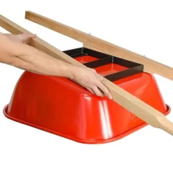 Leonard 6 Cubic Foot Capacity Steel Tray Wheelbarrows -Garden Tools vp wbx 3